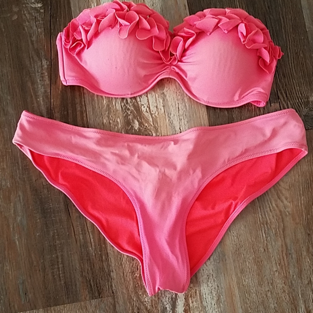 Victoria secret swim suit 36b top lg bottom